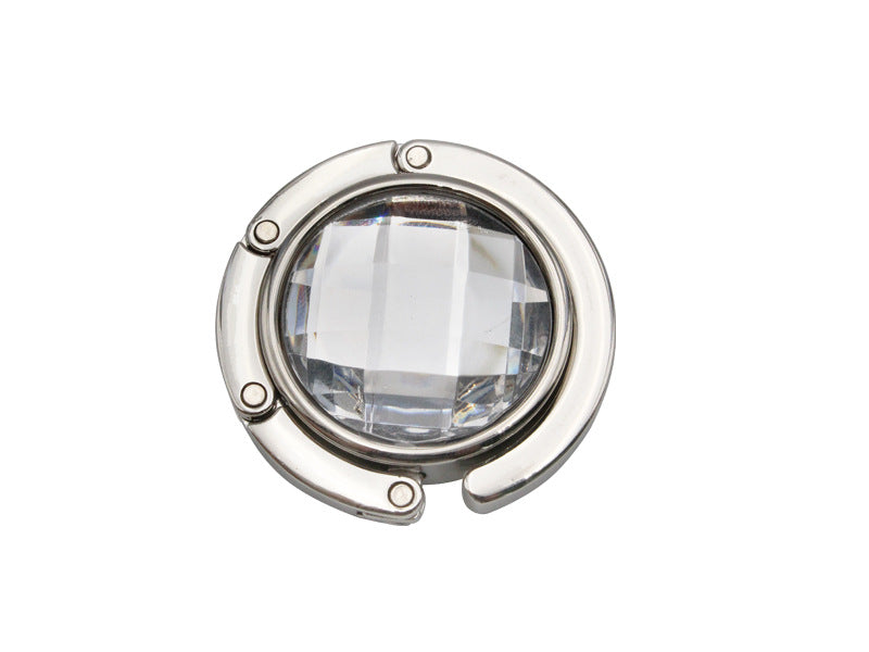Wholesale Round Acrylic Hook Student Table Hook Crystal Bag Hanger